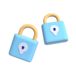 Safe verified accounts icon